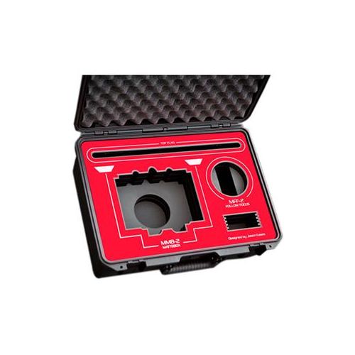  Adorama Jason Cases Protective Case for MMB-2 Mattebox/MFF-2 Follow Focus, Red Overlay ARMMB2MFF2RE