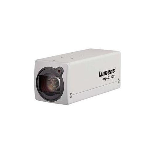  Adorama Lumens VC-BC701P 8MP 4K UHD HDMI 2.0/Ethernet Box Camera, White VC-BC701PW