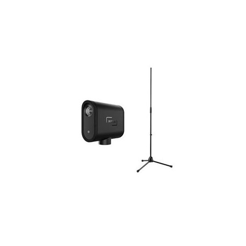  Adorama Mevo Start Live Event Camera - With K&M 20170 Microphone Stand, Long-Legged, MV3-01B-BL B