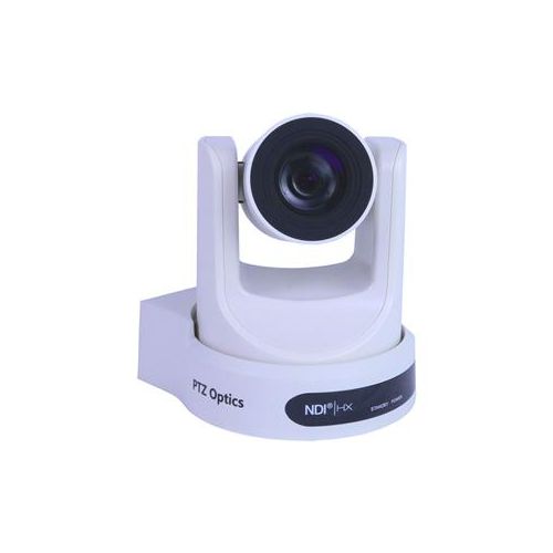  Adorama PTZOptics 30x Optical Zoom Broadcast & Conference Camera, NDI HX, White PT30X-NDI-WH