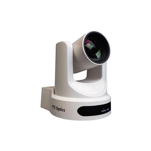  Adorama PTZOptics 2MP Full HD Indoor PTZ Camera, 12x Optical Zoom, USB 3.0, White PT12X-USB-WH-G2