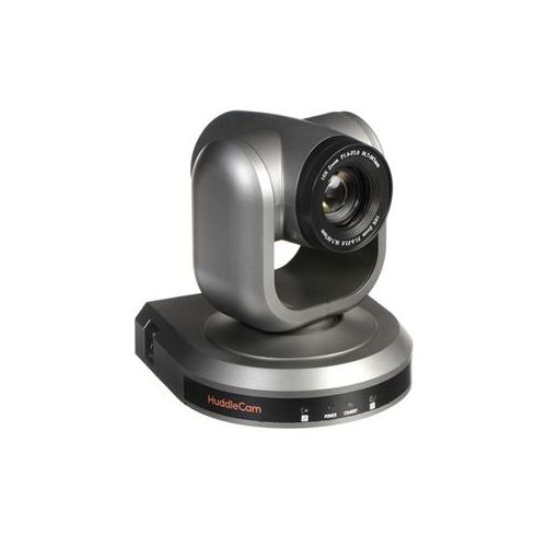  Adorama HuddleCamHD 10X-GY-G3 2.1 MP 1080p PTZ Camera, 10x Optical Zoom, 30 fps, Gray HC10X-GY-G3