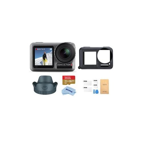  Adorama DJI Osmo Action 4K HDR Camera - With Osmo Action Protection Bundle CP.OS.00000020.01 G