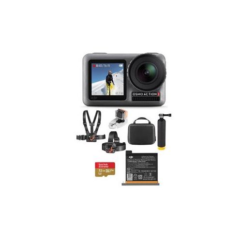  Adorama DJI Osmo Action 4K HDR Camera With Vivitar Adventure Water Bundle, and 32GB Card CP.OS.00000020.01 E