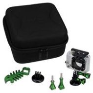 Adorama Fotodiox GoTough Double CamCase Kit for GoPro Cameras, Green GT-KIT2-GR