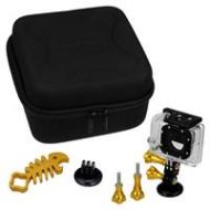 Adorama Fotodiox GoTough Double CamCase Kit for GoPro Cameras, Gold GT-KIT2-GL