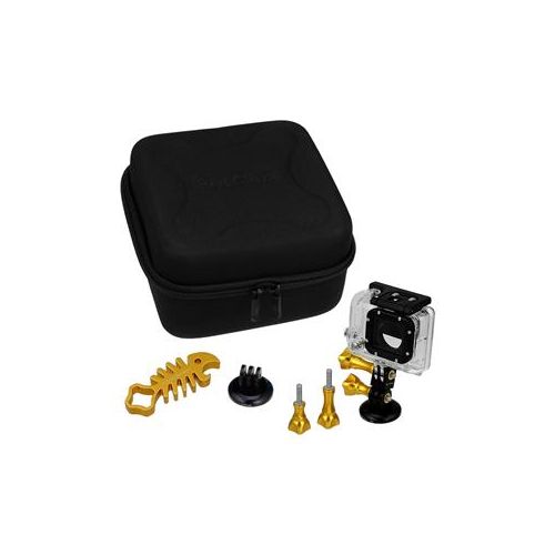  Adorama Fotodiox GoTough Double CamCase Kit for GoPro Cameras, Gold GT-KIT2-GL