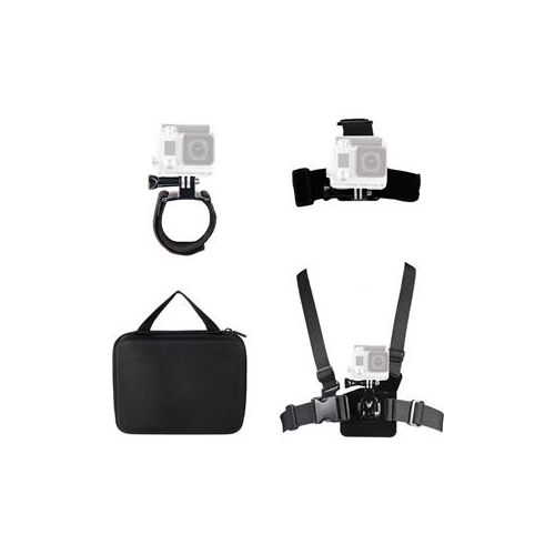  Adorama Bower Xtreme Action Series 4-in-1 Mount Bundle for GoPro Camera XAS-AMB