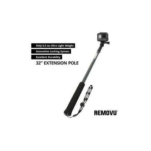  Adorama REMOVU Lightweight Aluminum Pole for GoPro Camera, 2.6 (80cm) RM-P80