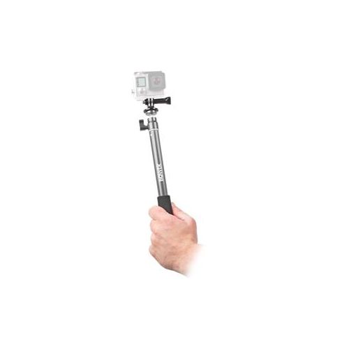  Adorama Bower Xtreme Action Series XAS-BTM400 Wireless Shutter Selfie Pole, Silver XAS-BTM400S