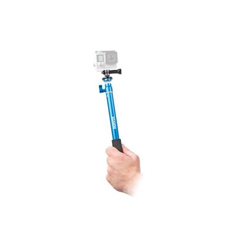  Adorama Bower Xtreme Action Series XAS-BTM400 Wireless Shutter Selfie Pole, Blue XAS-BTM400BL