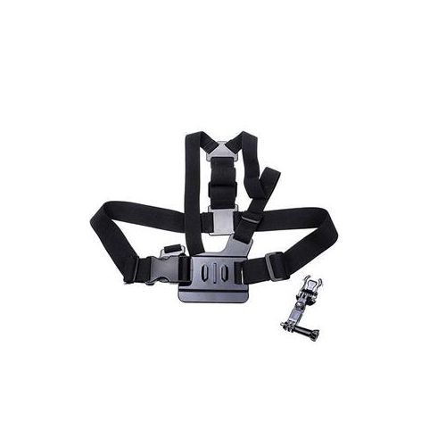  Adorama Polaroid Chest Harness Mount with 3-Way Pivot Arm for GoPro HERO4, 3+&3 Cameras PLGPCM