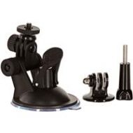 Adorama Shill Simple Suction Cup Mount with GoPro Tripod Adapter for Action Camera SLSCT-3