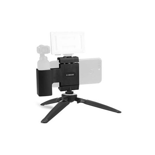  Adorama Ikan E-Image DJI Osmo Pocket & Smartphone Holder, Mini Tripod & Cold Shoe Mount PH-04