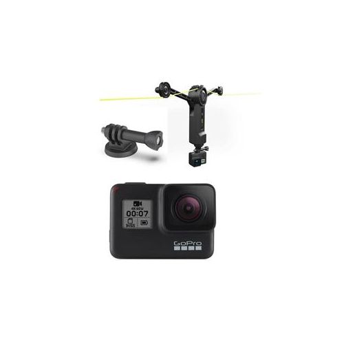  Adorama Wiral LITE Cable Cam - With GoPro HERO7 Black / Wiral Action Camera Mount CHDHX-701 J