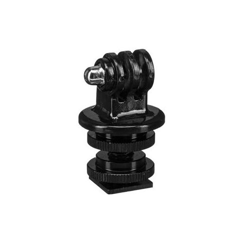  Adorama DLC Tripod Mount to Standard Accessory Shoe Foot Adapter for GoPro Camera DL-1202