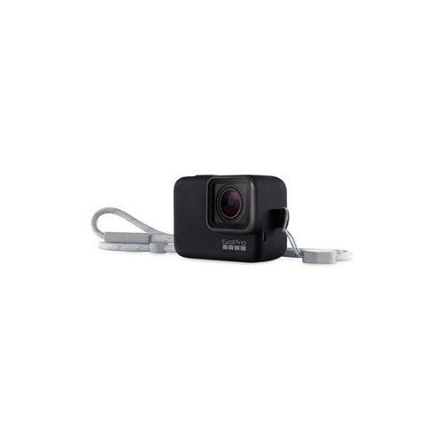  Adorama GoPro Sleeve & Lanyard for HERO6 Black, HERO5 Black & HERO (2018) Cameras, Black ACSST-001
