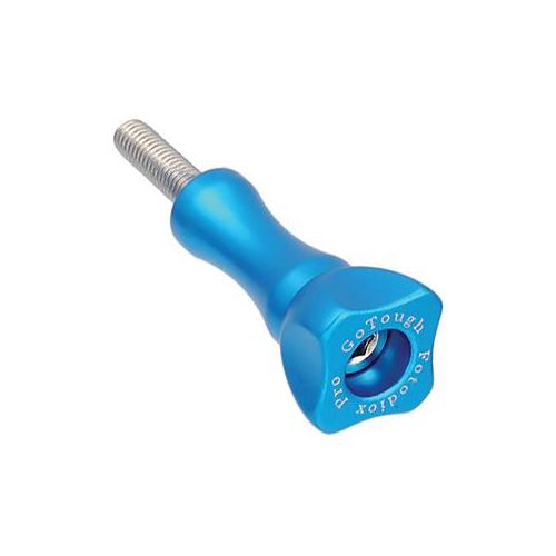  Adorama Fotodiox GoTough 35mm Long Thumbscrew with Aluminum Bolt Knob, Blue GT-SCRW35-BLUE