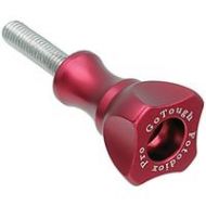 Adorama Fotodiox GoTough Short Thumbscrew with 0.98/25mm Knob for GoPro Cameras, Red GT-SCRW-25-RD