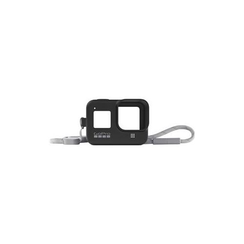  Adorama GoPro Sleeve and Lanyard for HERO8 Black Camera, Blackout AJSST-001