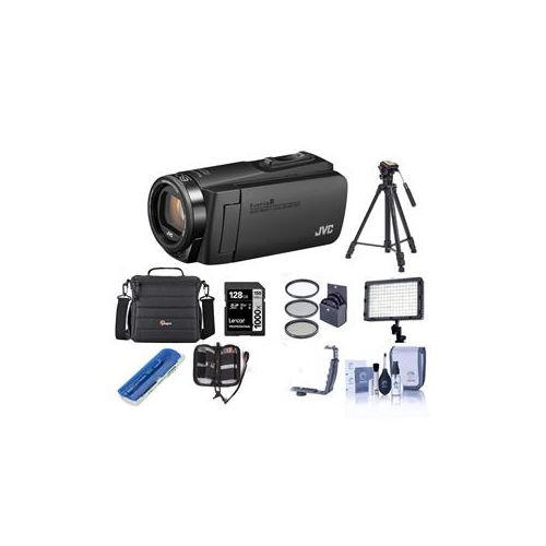  Adorama JVC GZ-R560BUS EverioR QuadProof HD Camcorder with Premium Accessory Bundle GZ-R560BUS B