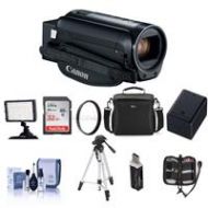 Adorama Canon VIXIA HF R80 3.28MP Full HD Camcorder, With Premium Accessory Bundle 1959C001 B