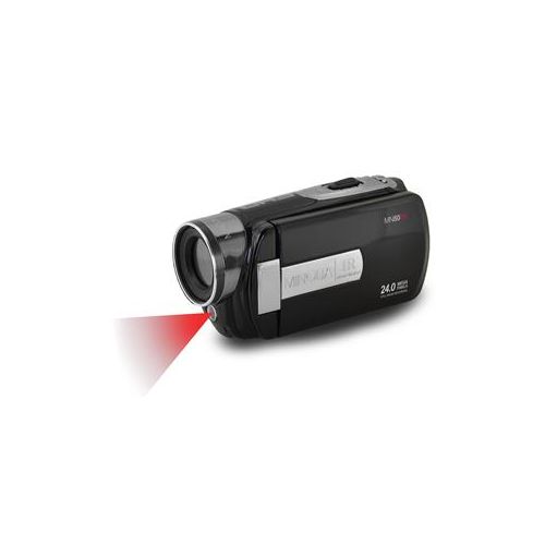  Adorama Minolta MN80NV 1080p Full HD 3 Touchscreen Camcorder with Nightvision, Black MN80NV-BK