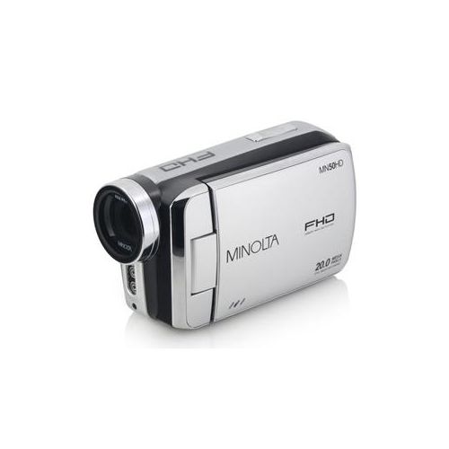  Adorama Minolta MN50HD 1080p Full HD 20MP Digital Camcorder, Silver MN50HD-S