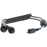 Adorama Ikelite Two SEA&SEA or INON Strobes to Bulkhead Non-TTL Coiled Sync Cord 45282