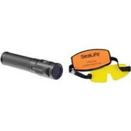 Adorama SeaLife Sea Dragon Mini Fluoro LED Dive Light with Yellow Barrier Mask Filter SL655