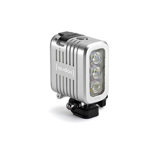  Adorama Knog Qudos Action Waterproof Video Light for GoPro HERO, Silver 11626