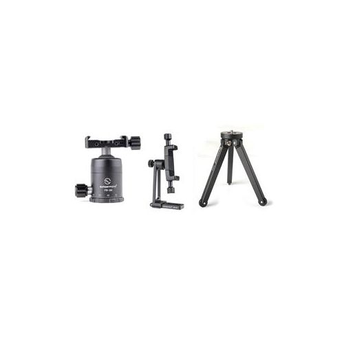  Adorama SunwayFoto CPC-01 Bracket, T1A10 Tripod & FB-28i Ball Head Combo CPC-01+BT C+T1A10+FB-28I