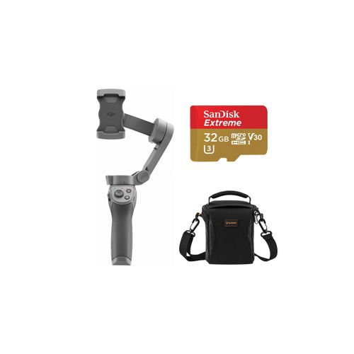  Adorama DJI Osmo Mobile 3 - Bundle With Case, 32GB MicroSDHC Card CP.OS.00000022.03 D