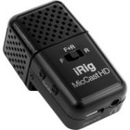 Adorama IK Multimedia iRig Mic Cast HD Dual-Sided Digital Voice Microphone IP-IRIG-CASTHD-IN