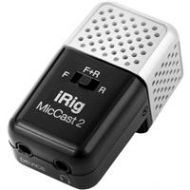 Adorama IK Multimedia iRig Mic Cast 2 Voice Recording Microphone IP-IRIG-CAST2-IN