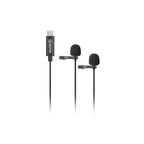  Adorama BOYA BY-M3D Digital Dual Lavalier Microphones for Android /MAC/Windows BY-M3D