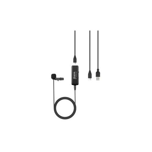  Adorama BOYA BY-DM10UC Digital Lavalier Microphone for Type-C, Android, Mac & Windows BY-DM10UC