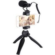 Adorama Comica CVM-VM10-K2 On-Camera Directional Mic with Phone Holder CVM-VM10-K2