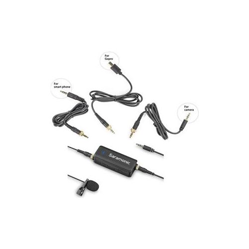  Adorama Saramonic SR-UM9-M1 Omnidirectional Premium Lavalier Microphone LAVMIC