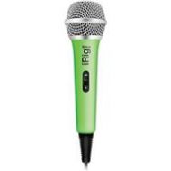 Adorama Ik Multimedia iRig Voice Handheld Karaoke Microphone, Green IP-IRIG-MICVOG-IN