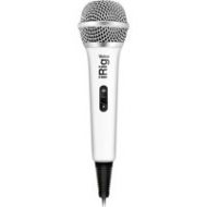 Adorama Ik Multimedia iRig Voice Handheld Karaoke Microphone, White IP-IRIG-MICVOW-IN