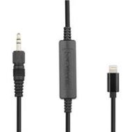 Adorama Saramonic 17.7 LC-C35 Locking 3.5mm Male Connector to Lightning Output Cable LC-C35