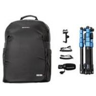 Adorama Saramonic Roadieographer Pro Content Creation Kit, Benro Slim Travel Tripod ROADIEOGRAPHER2