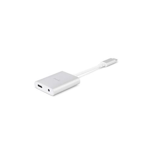  Adorama Moshi?USB-C Digital Audio Adapter with Charging Port, Silver 99MO084246