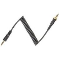 Adorama Saramonic SR-PMC1 15 Locking 3.5mm TRS Male to 3.5mm TRRS Male Coiled Cable SR-PMC1