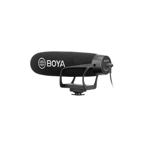  Adorama BOYA BY-BM2021 Wired On-Camera Super-Cardioid Shotgun Mic for DSLRs & Smartphone BY-BM2021