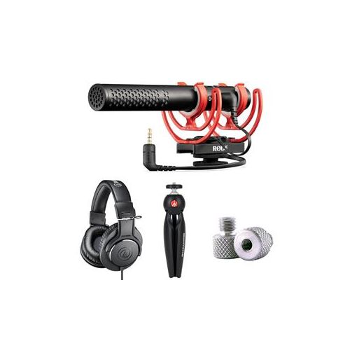  Adorama Rode VideoMic NTG On-Camera Shotgun Supercardioid Microphone With Accessory Kit VMNTG A