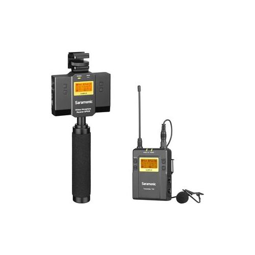  Adorama Saramonic UHF Wireless Mic System, Receiver, Transmitter & Lavalier Mic UWMIC9TX9SPRX9