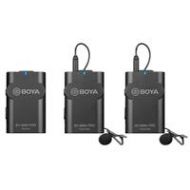 Adorama BOYA BY-WM4 PRO K2 2-Ch Digital Wireless Mic System, 2x TX, 1x RX & Lavalier Mic BY-WM4 PRO K2