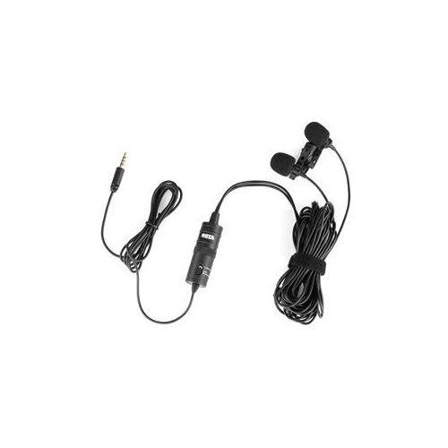  BOYA BY-M1DM Dual Omni-Directional Lavalier Mic BY-M1DM - Adorama